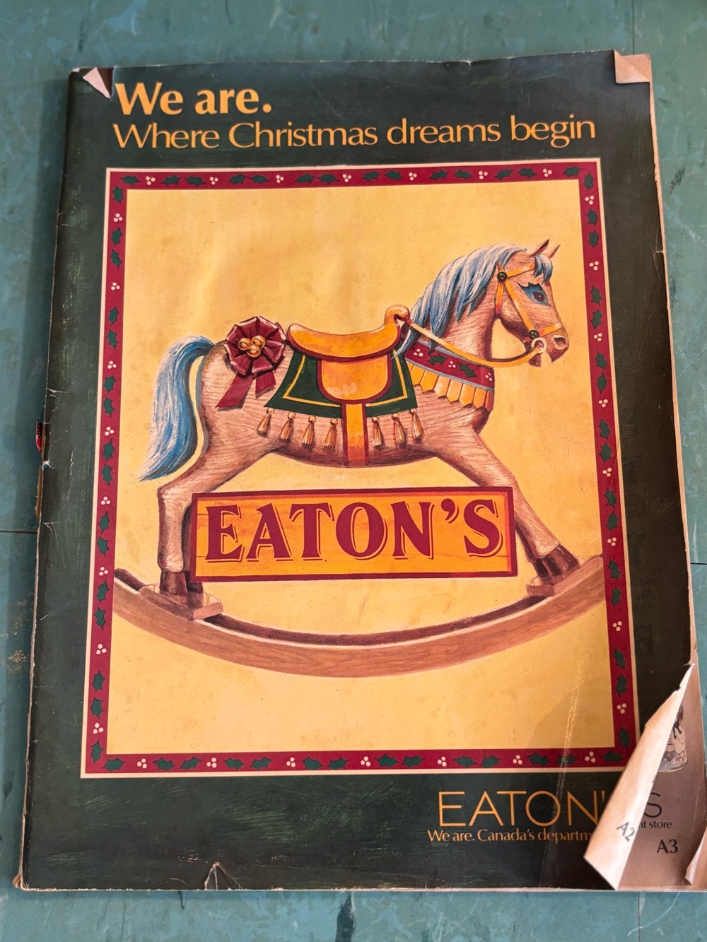 Vintage Eatons Christmas catalogue 1988